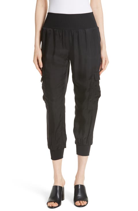 Women's Satin Cropped & Capri Pants | Nordstrom