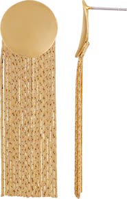 Vince Camuto Chain Fringe Drop Earrings