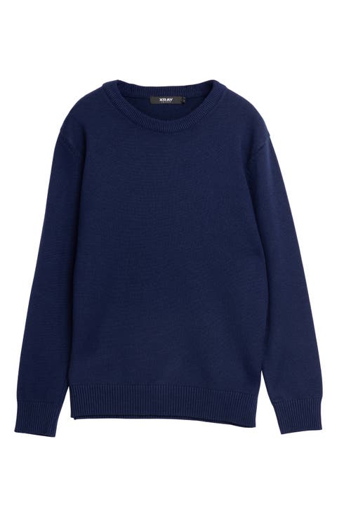 Kids' Basic Crew Neck Sweater (Big Kid)
