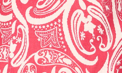 1.state Date Paisley Print Strapless Top In Magenta