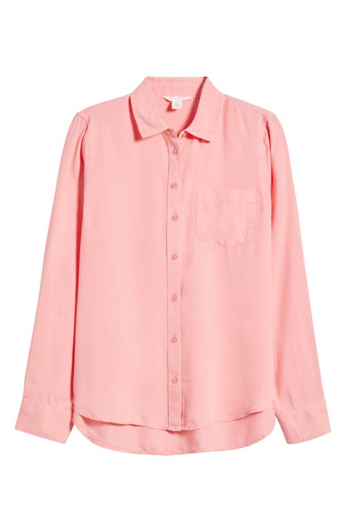 Caslonr Caslon(r) Pocket Button-up Shirt In Pink Geranium