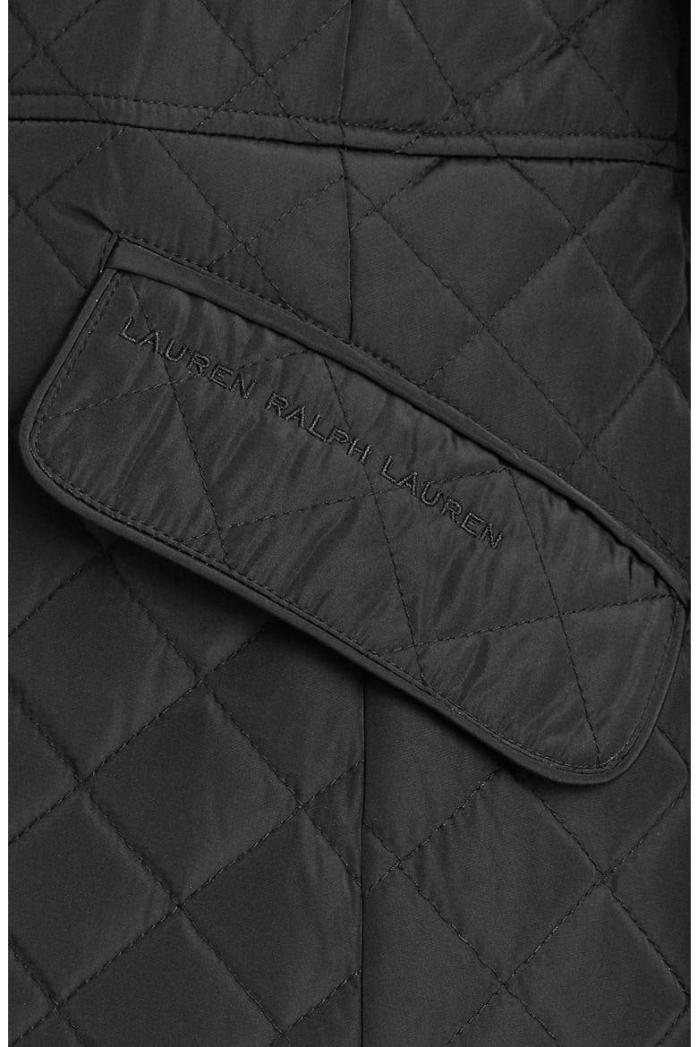 Diamond Quilted Jacket, Alternate, color, BLACK