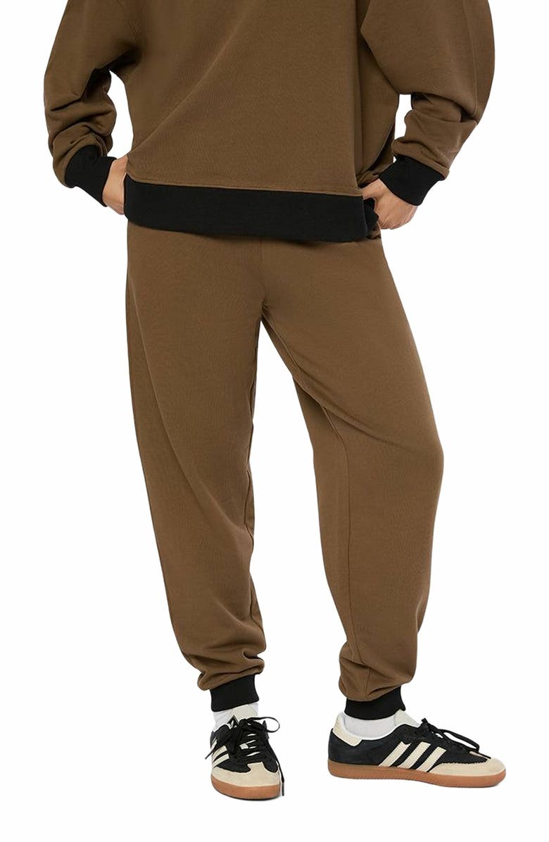 WeWoreWhat Slim Leg Jogger, Main, color, Kangaroo/Black