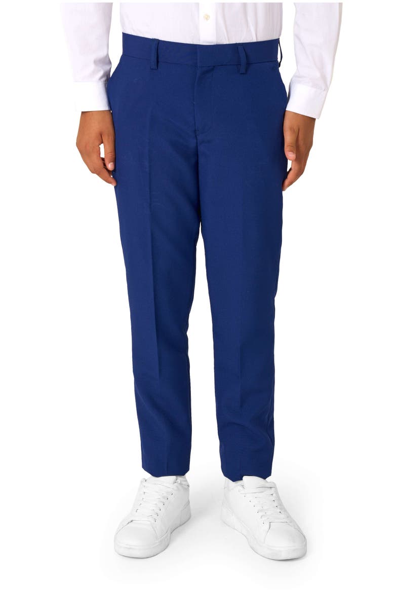 Navy Royale Two-Piece Suit with Tie, Alternate, color, BLUE