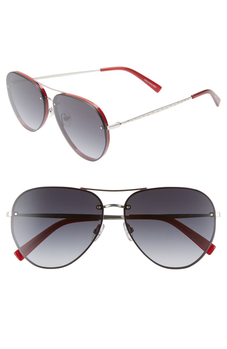 Rebecca Minkoff Gloria2 59mm Aviator Sunglasses, Main, color, 