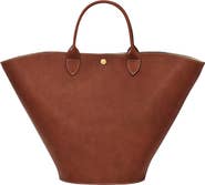 Longchamp Extra Large Épure Leather Top Handle Tote