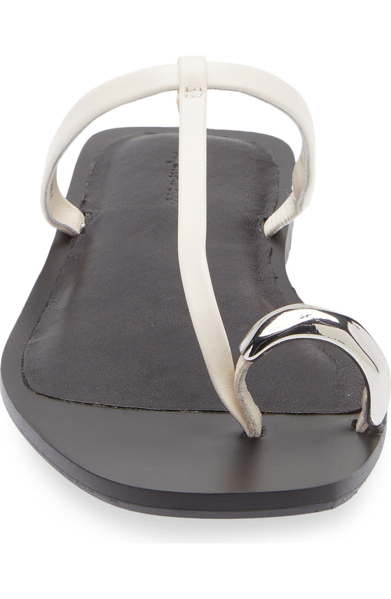 Madewell Toe Loop Sandal, Alternate, color, Ivory