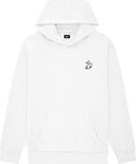 Dalix Womens Heartly Ghost Midweight Fleece Relaxed Hooded Sweatshirt