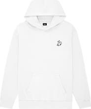 Dalix Womens Heartly Ghost Midweight Fleece Relaxed Hooded Sweatshirt