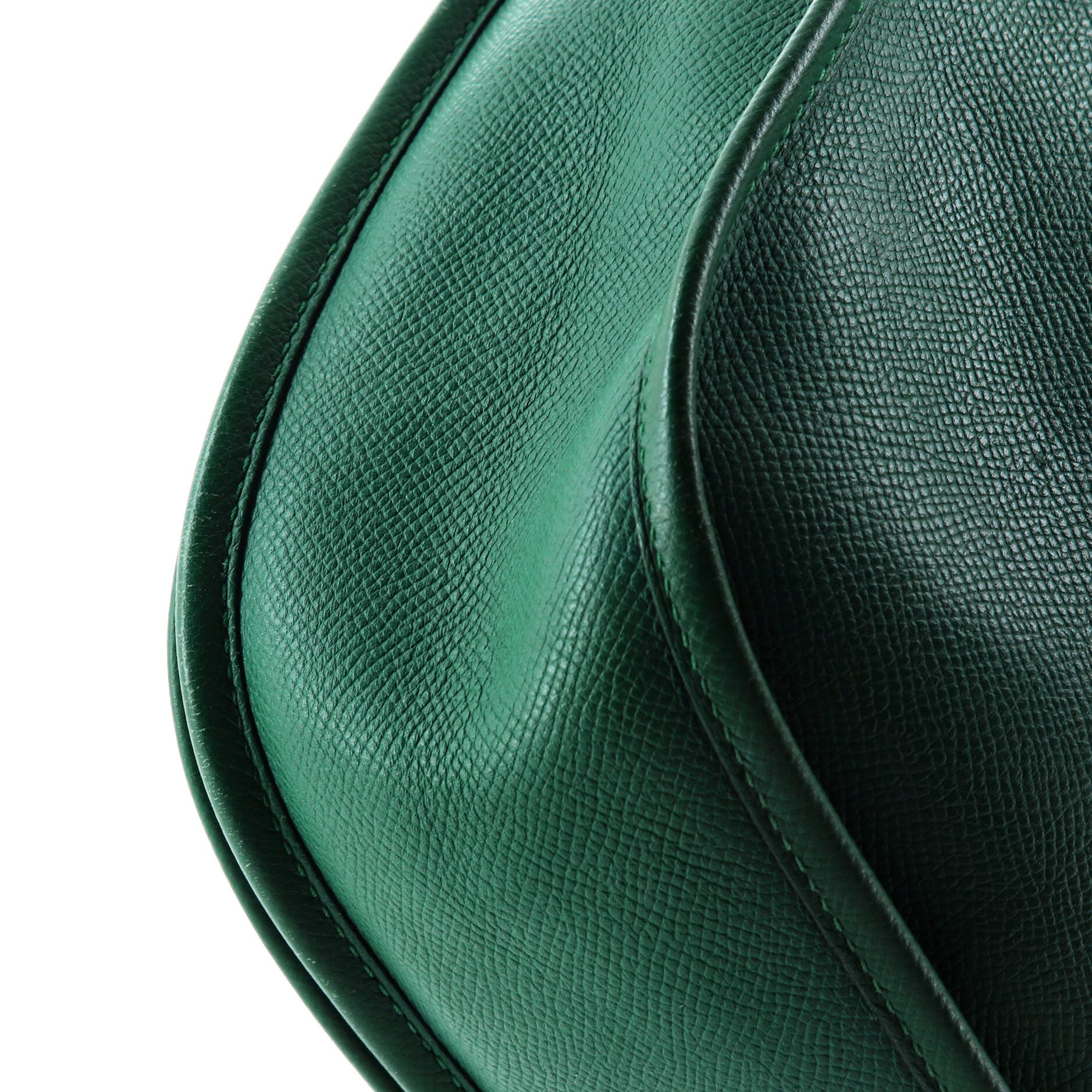 Pre-Owned Hermes Evelyne Bag Gen III Epsom GM, Alternate, color, Malachite