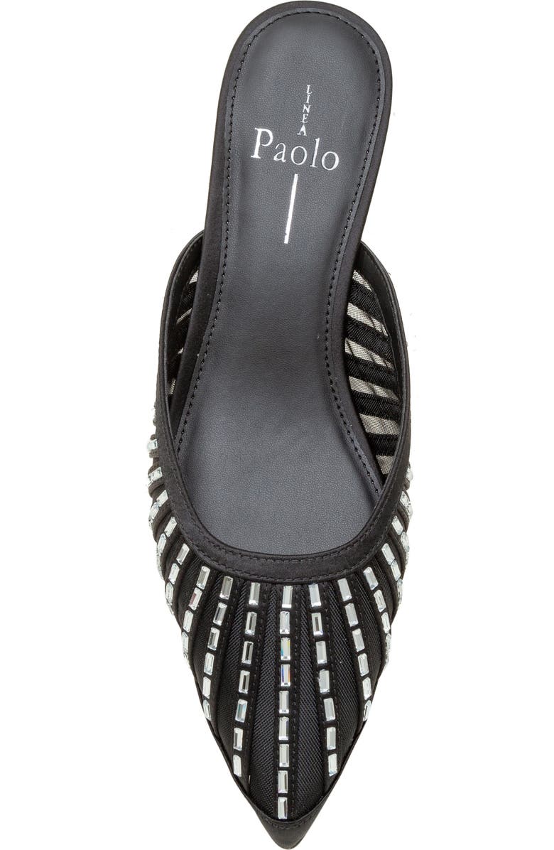 Linea Paolo Inka Pointed Toe Kitten Heel Mule, Alternate, color, Black