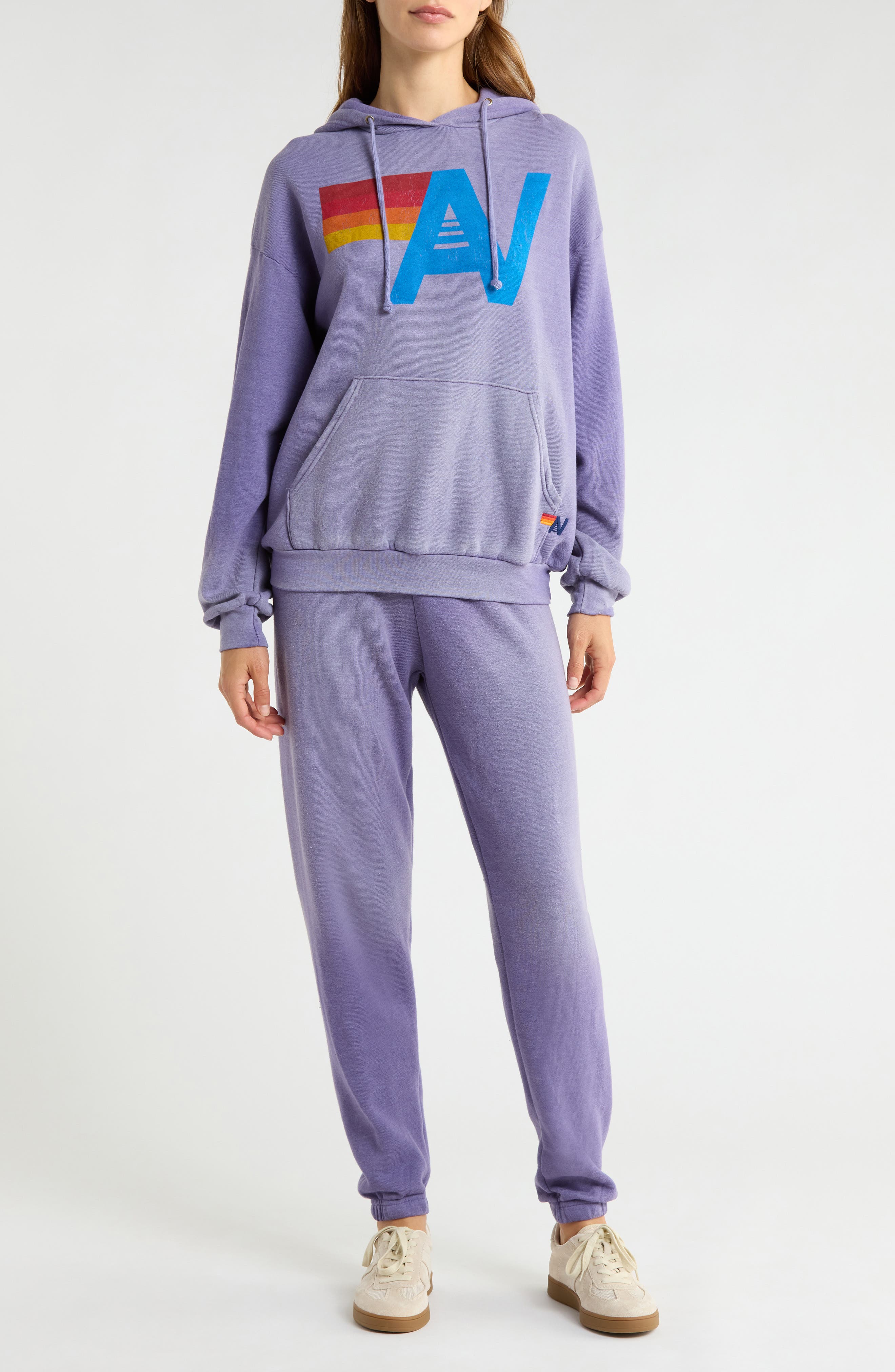 Aviator Nation Logo Relaxed Fit Graphic Hoodie (Women) | Nordstrom