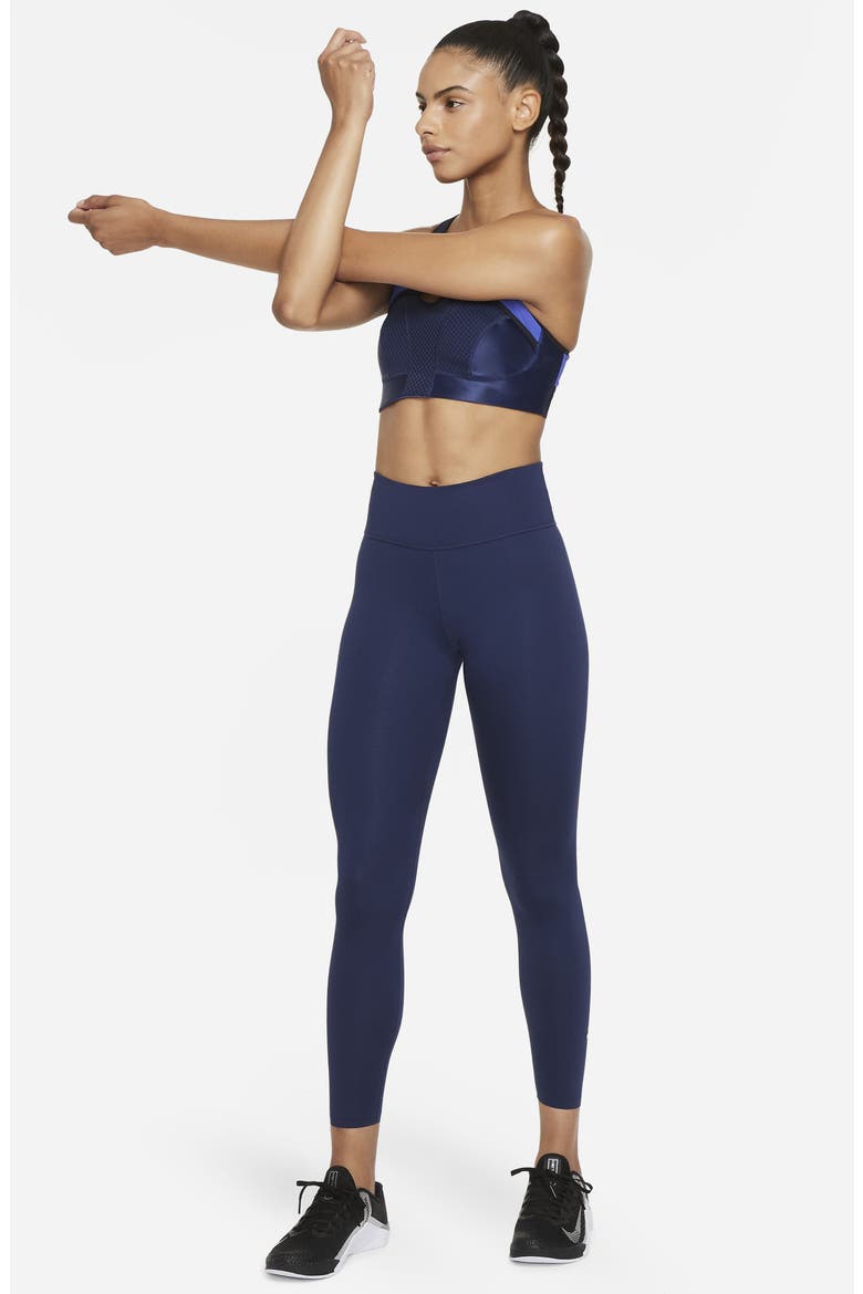 One Lux 7/8 Tights, Alternate, color, MIDNIGHT NAVY/ CLEAR