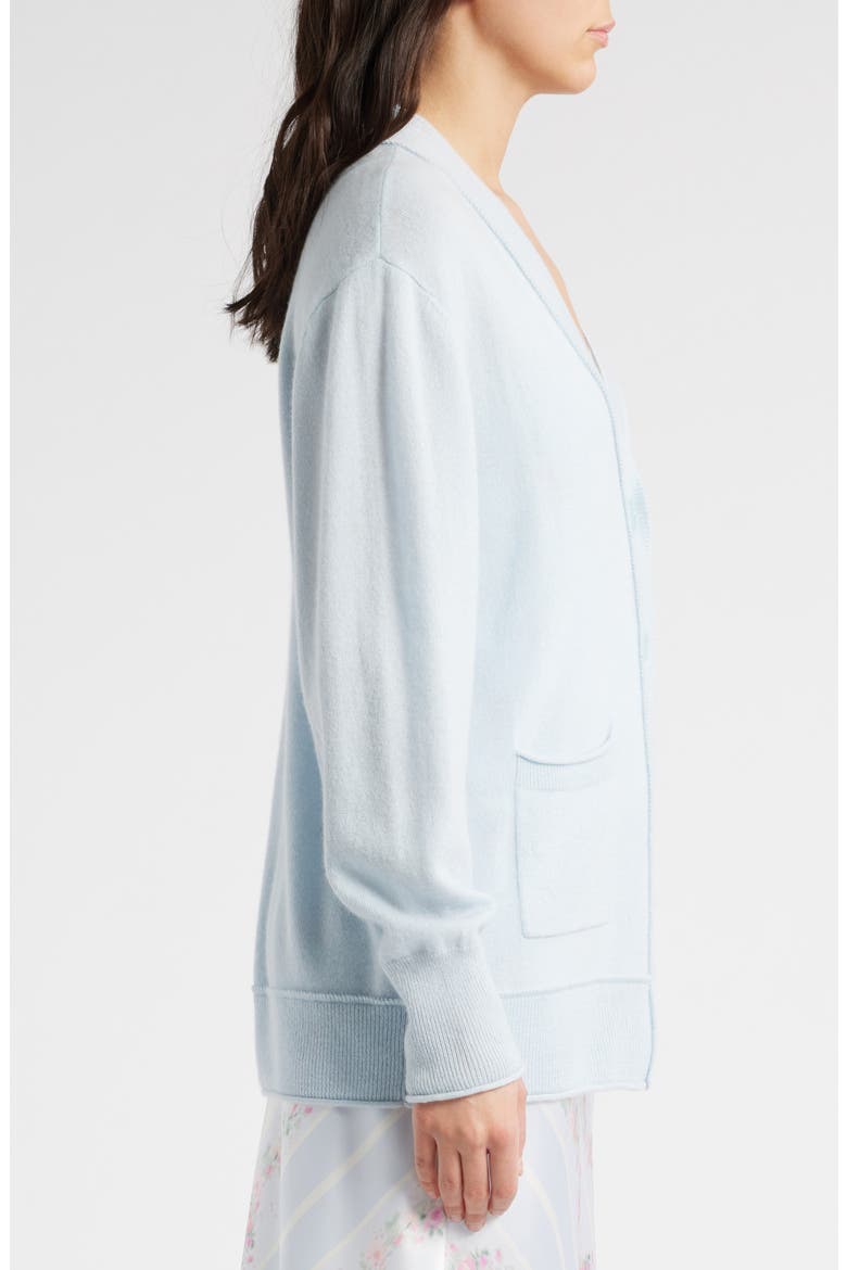 Applene Cashmere Cardigan, Alternate, color, SEAGLASS BLUE
