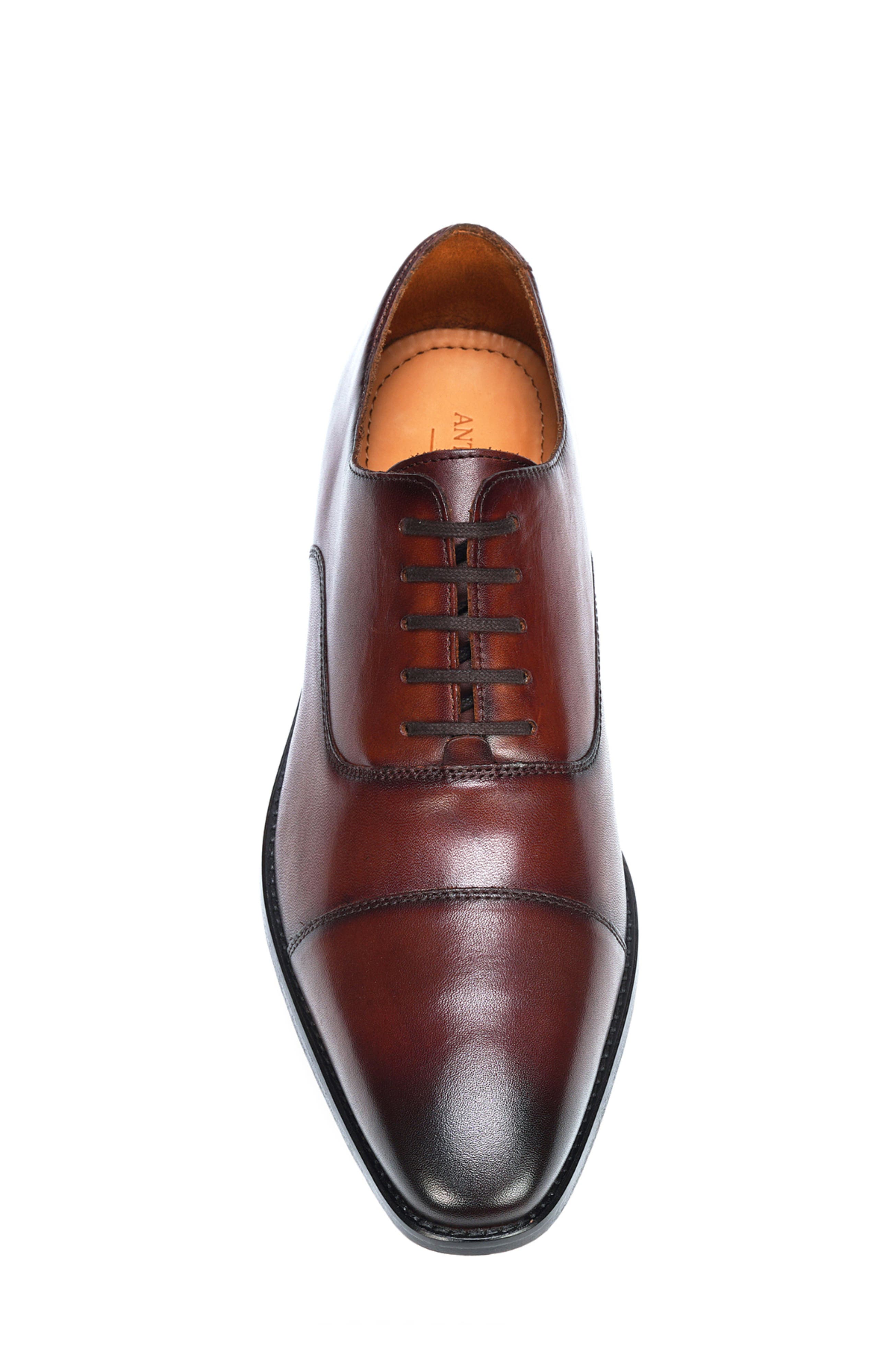 Anthony Veer Bill Cap-Toe Oxford, Alternate, color, Mahogany Burnished