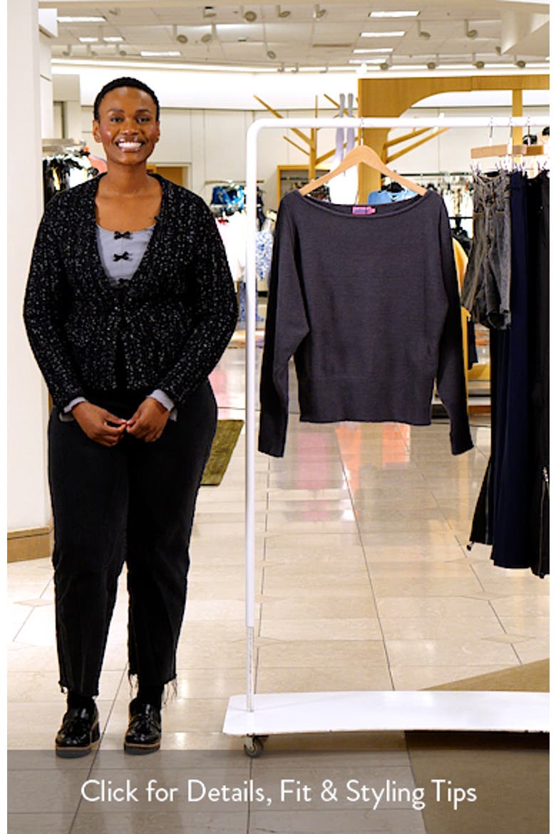 Plush Oversize Asymmetric Sweater video