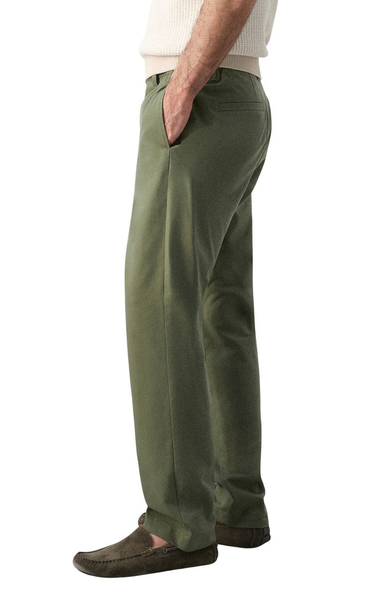 MANGO Regular Fit Chinos, Alternate, color, Forest Green