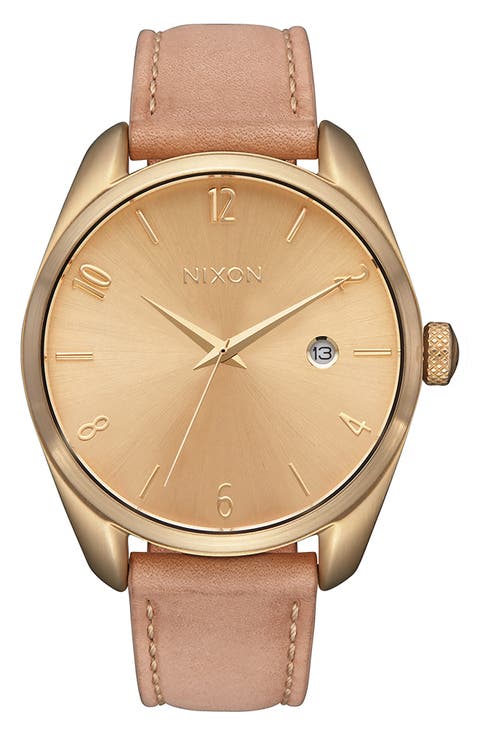Thalia Leather Strap Watch, 38mm