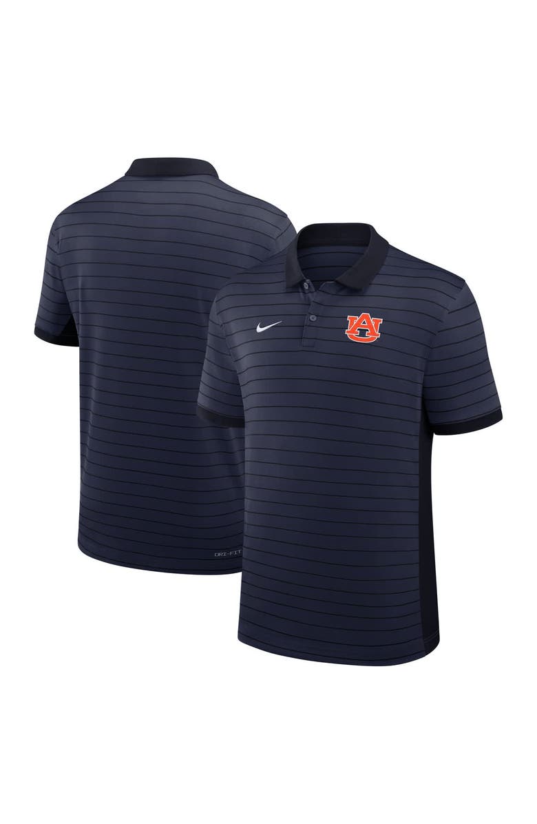Nike Men's Nike Navy Auburn Tigers 2025 Early Season Coaches Sideline Victory Stripe Dri-FIT Polo, Alternate, color, Navy