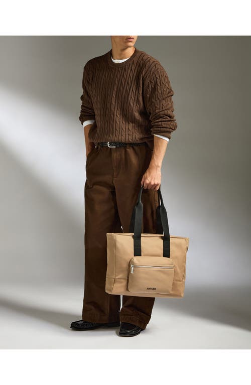 Antler Icon Tote Bag In Neutral