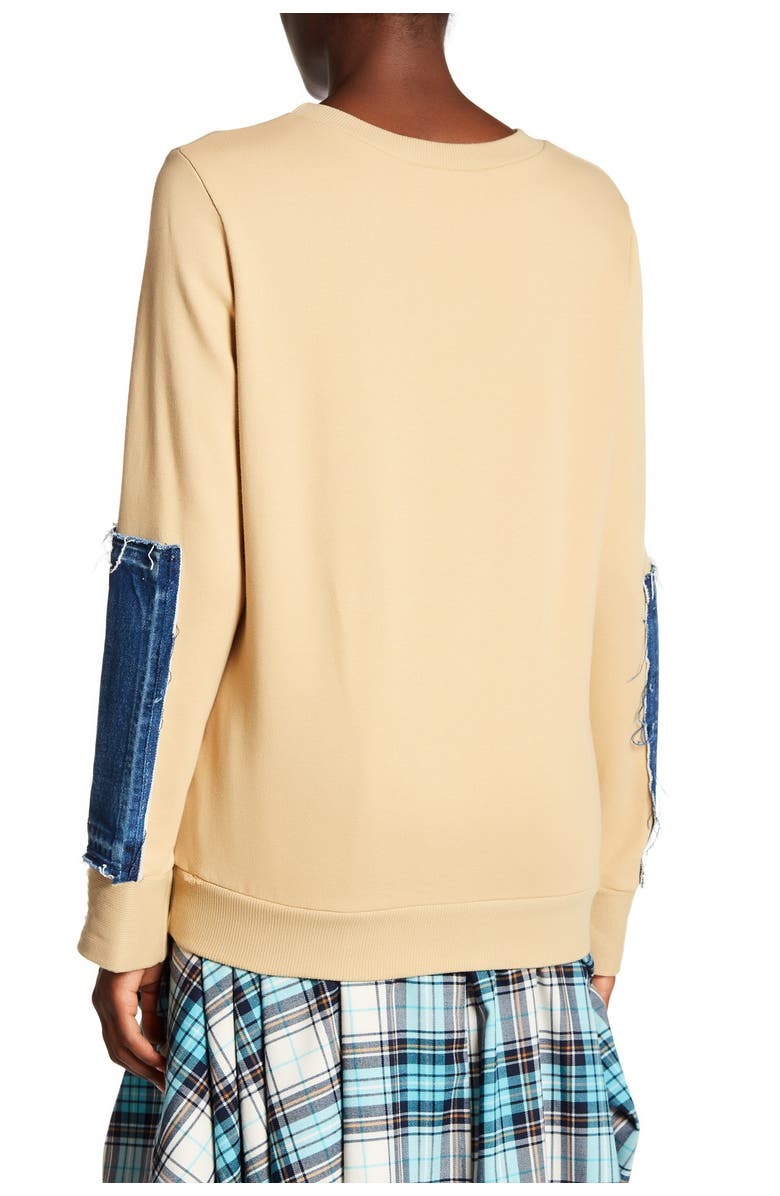 TOV Arm Accent Sweater, Alternate, color, 
