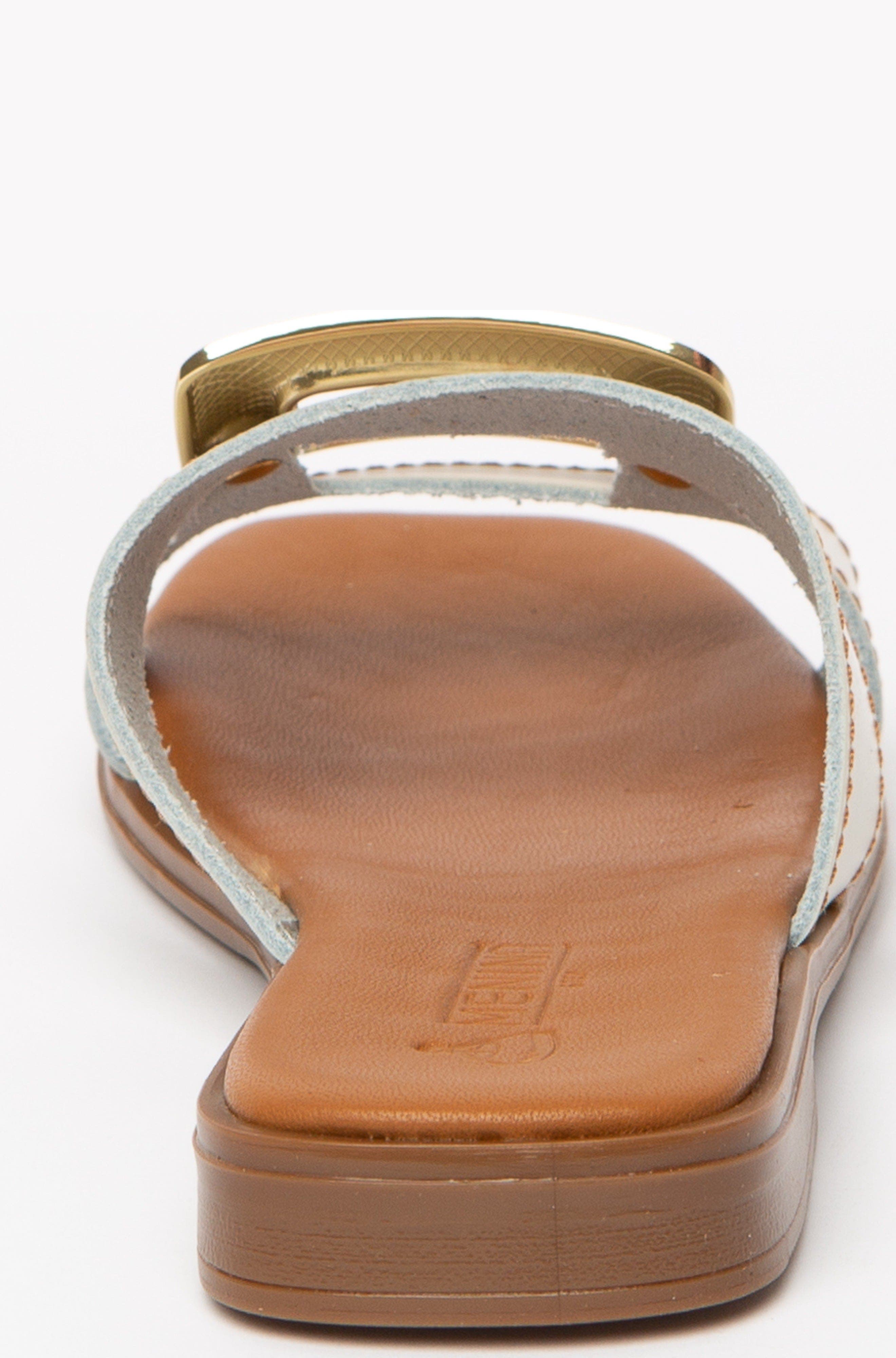 Brisa Flat Sandal, Alternate, color, Ivory