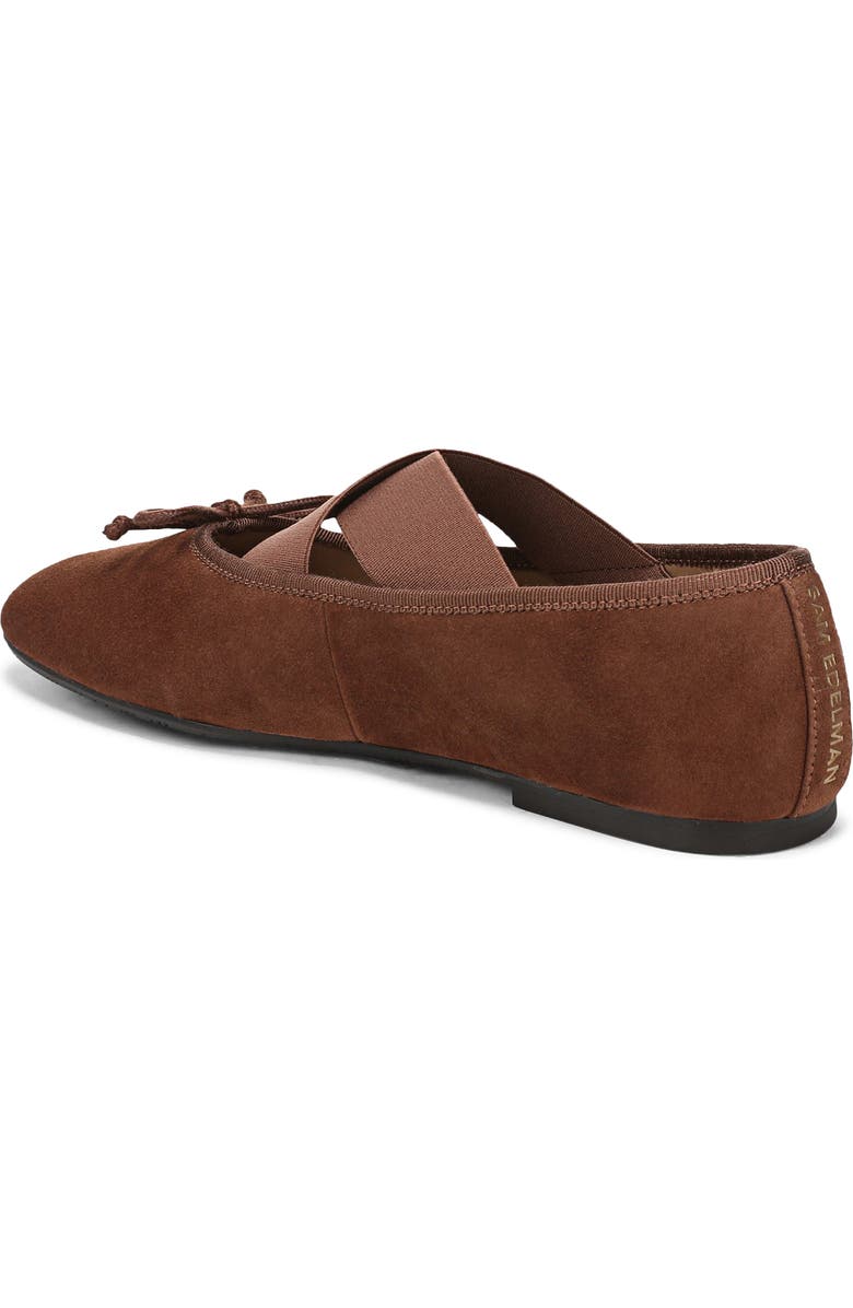 Sam Edelman Arya Ballet Flat, Alternate, color, Dark Terra Toffee