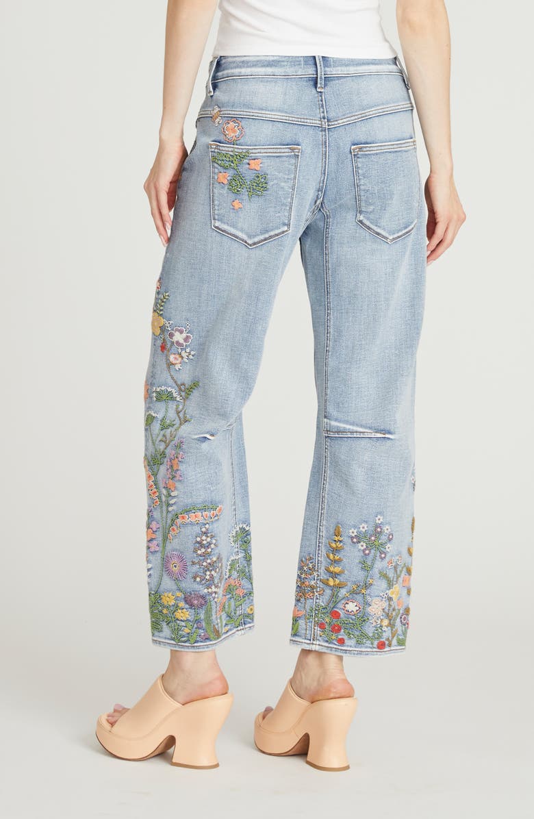 Driftwood Barbie Barrel Leg Jeans, Alternate, color, Medium Wash
