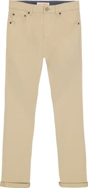 Lucky Brand Kids' Slim Fit Five-Pocket Twill Pants