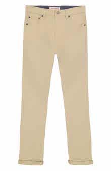 Lucky Brand Kids' Slim Fit Five-Pocket Twill Pants