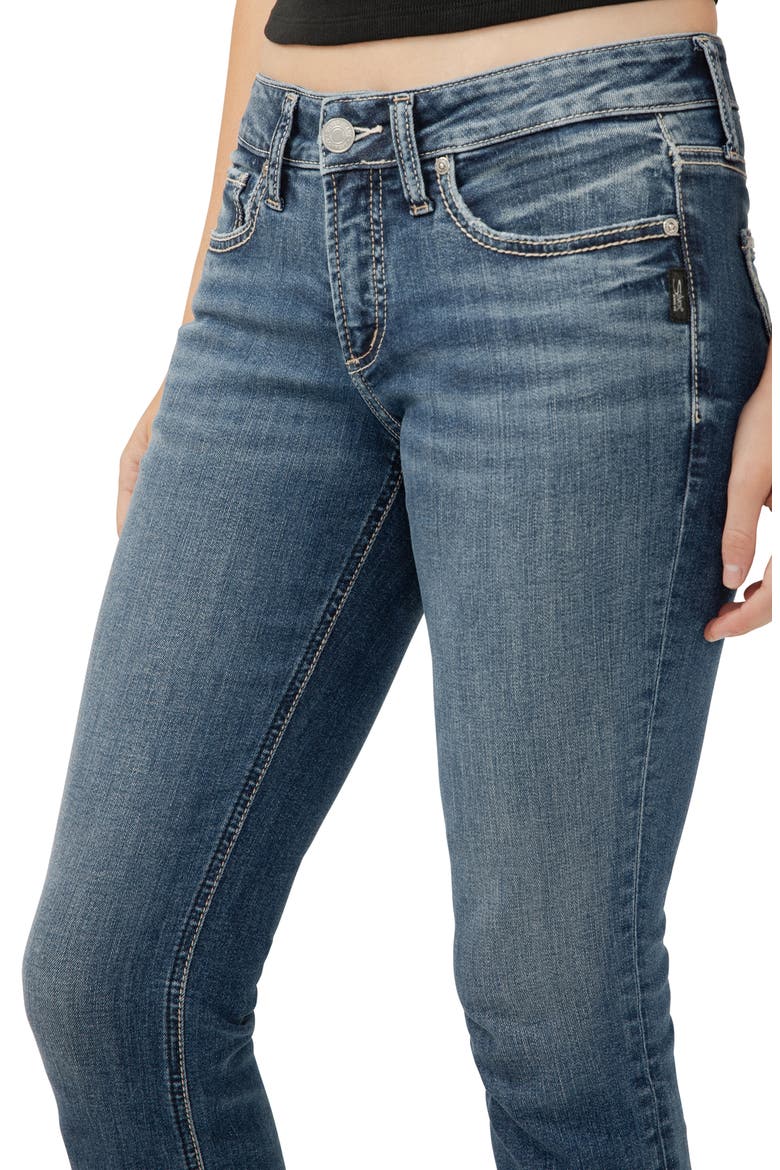Britt Low Rise Capri Jeans, Alternate, color, INDIGO