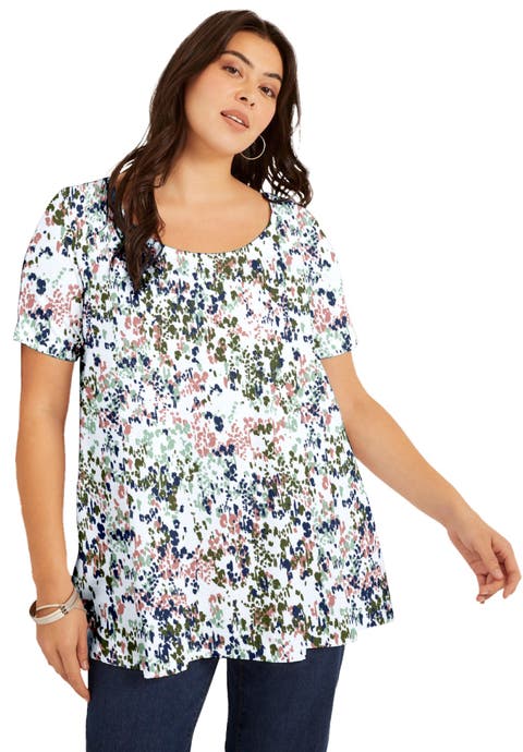 Short-Sleeve Swing One + Only Tunic (Plus)