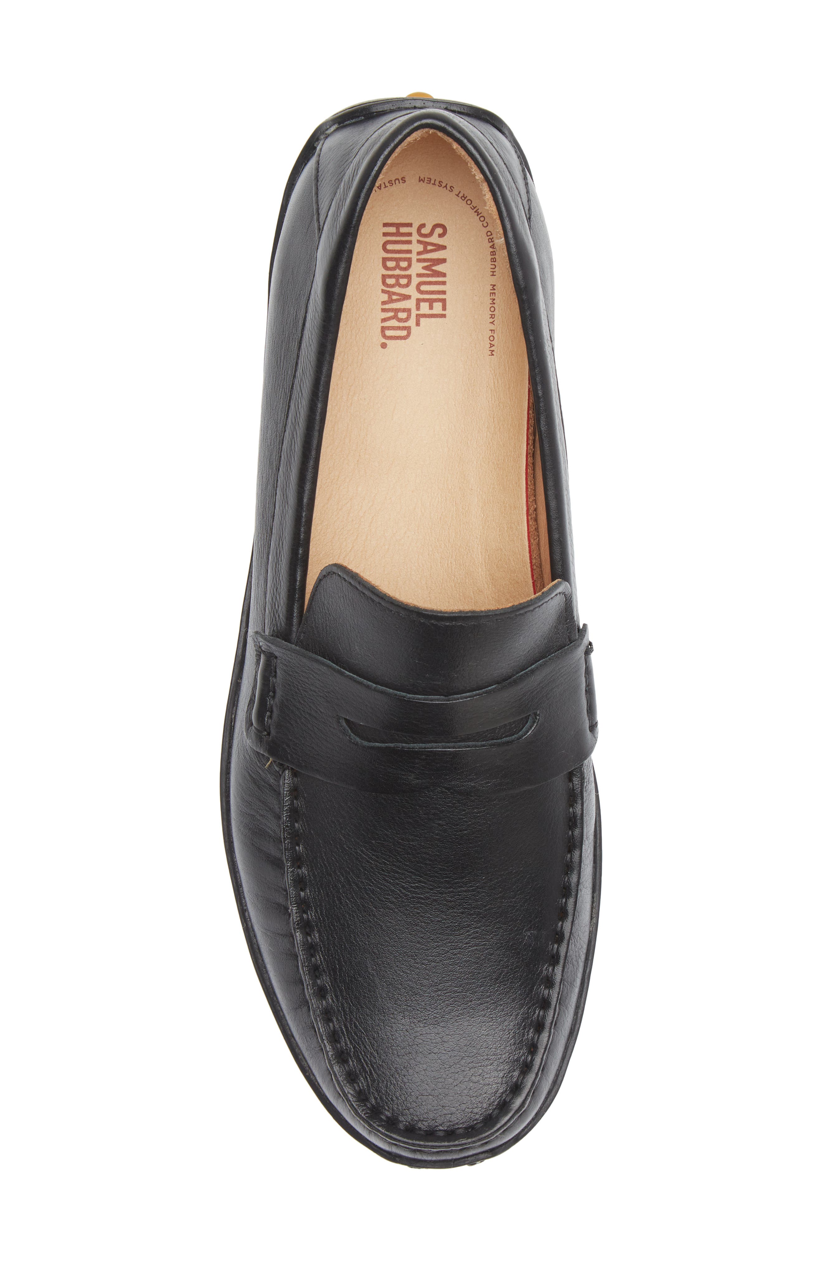 Samuel Hubbard Free Spirit Driver Loafer, Alternate, color, Black Leather