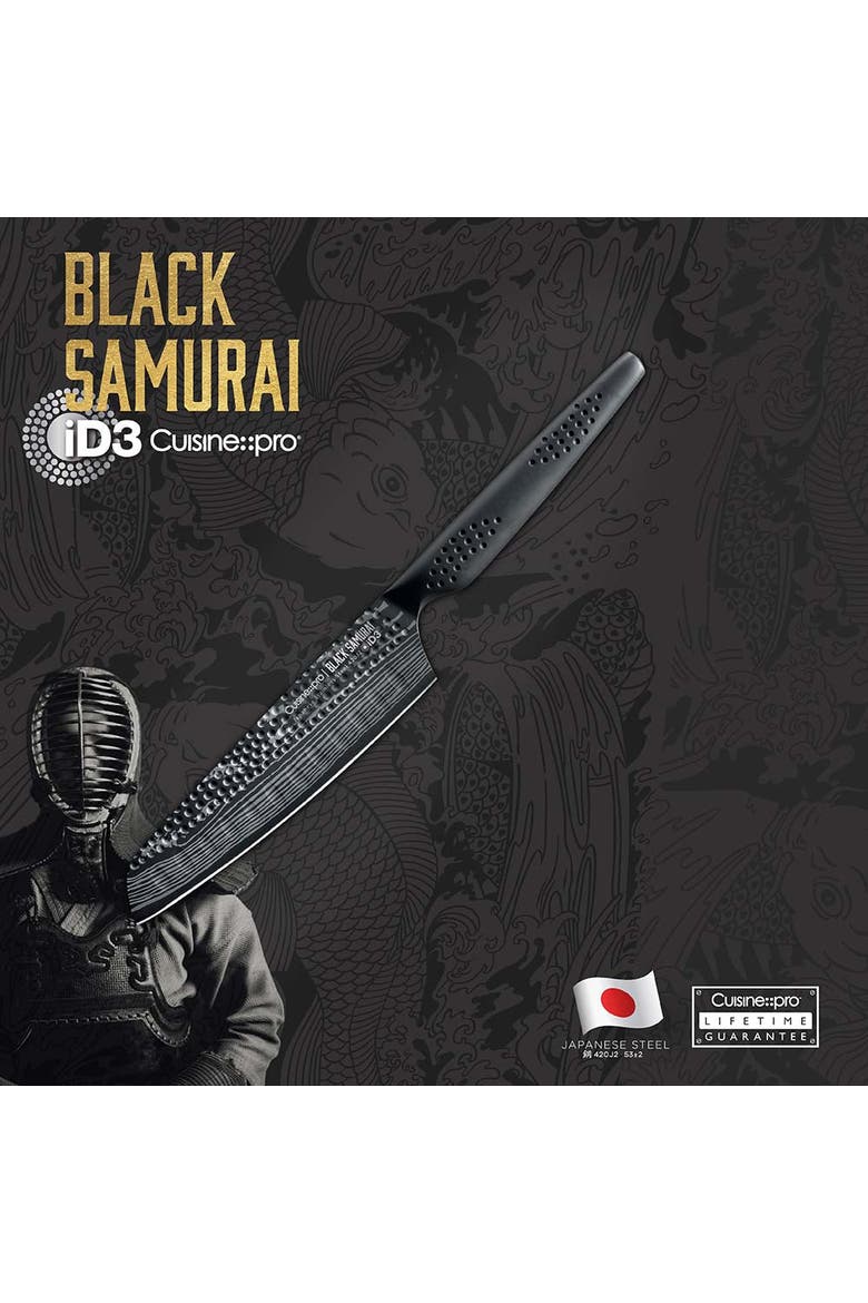 iD3® BLACK SAMURAI Try Me 5" Santoku, Alternate, color, Black
