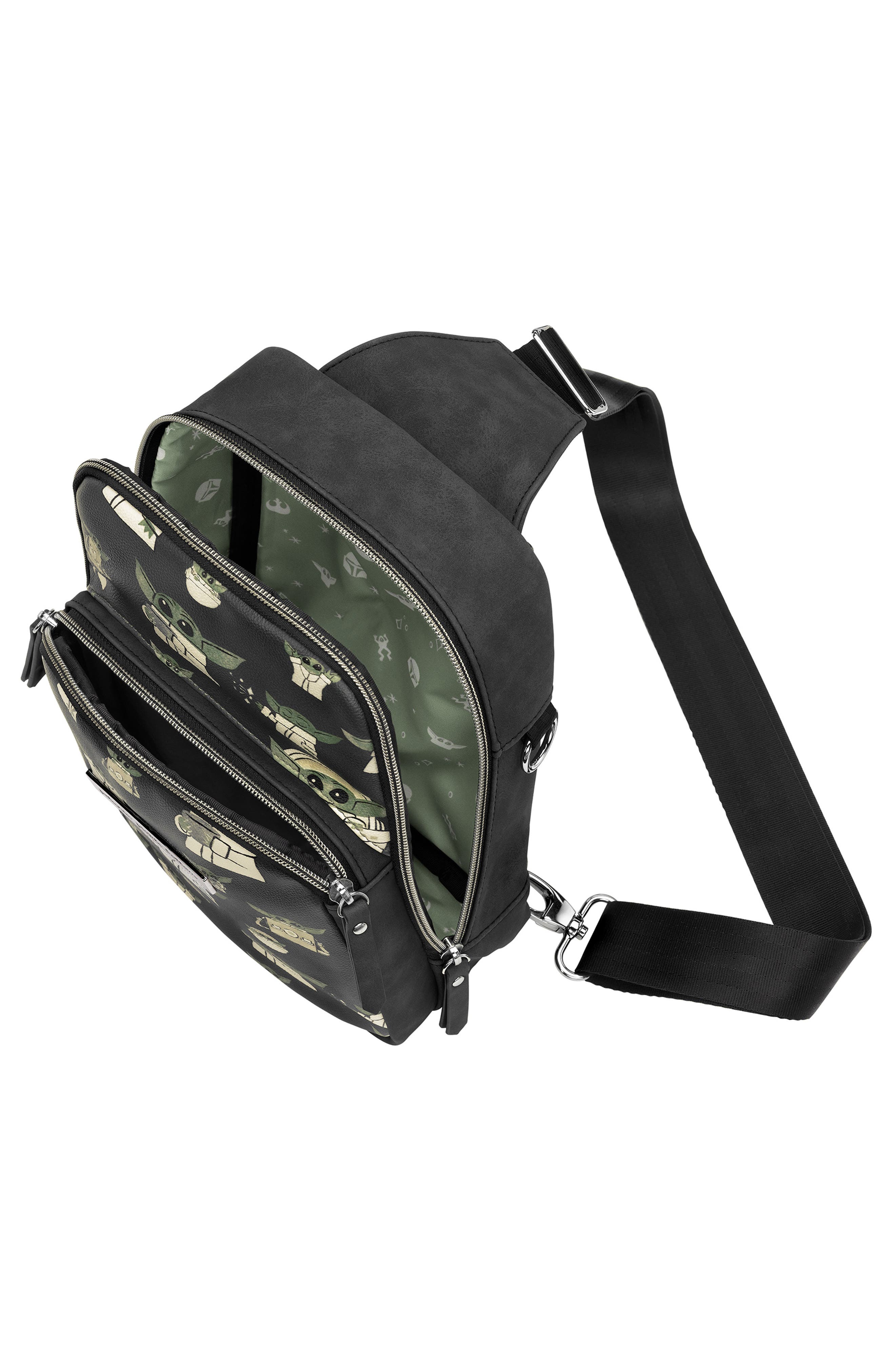 Petunia Pickle Bottom x Disney The Child Crisscross Sling Bag, Alternate, color, 