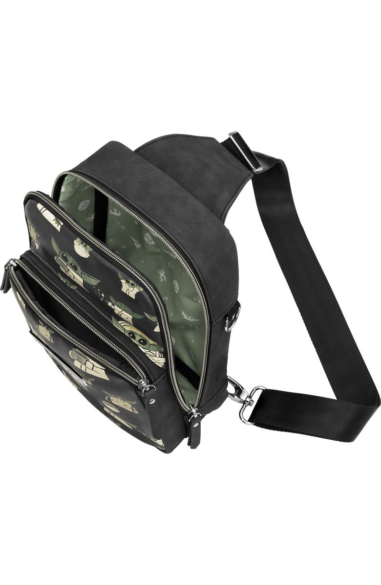 Petunia Pickle Bottom x Disney The Child Crisscross Sling Bag, Alternate, color,