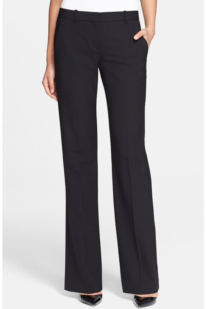 'Emery 2' Stretch Pants, Main, color, BLACK