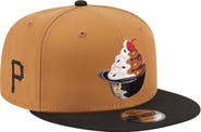 New Era Men's New Era Khaki/Black Pittsburgh Pirates Ice Cream 9FIFTY Snapback Hat