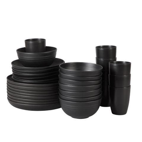 32-Piece Dinnerware Set, Service for 8, Wheatstraw Blend
