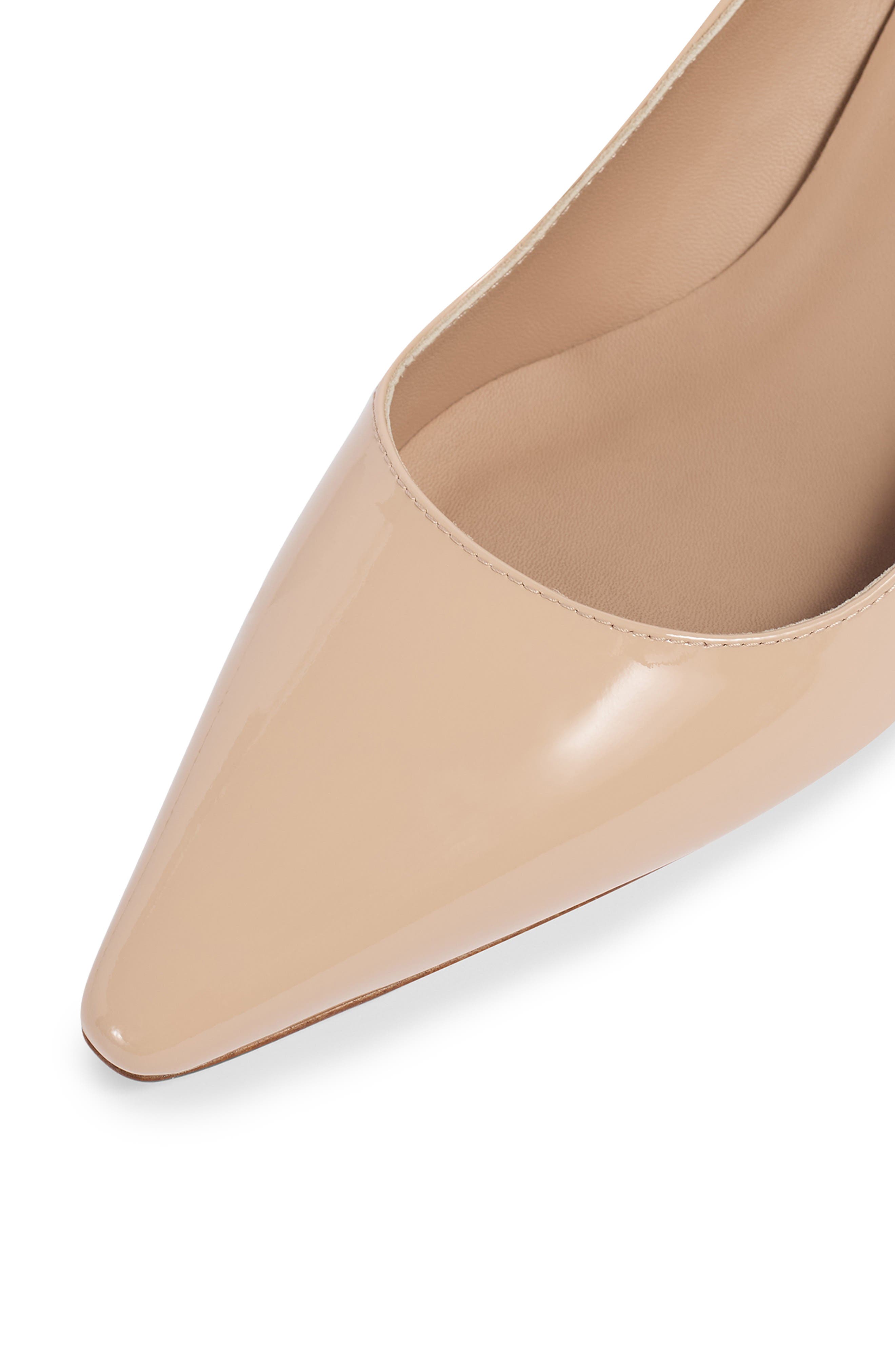 LK Bennett Avalina Flare Kitten Heel Pump, Alternate, color, Beige