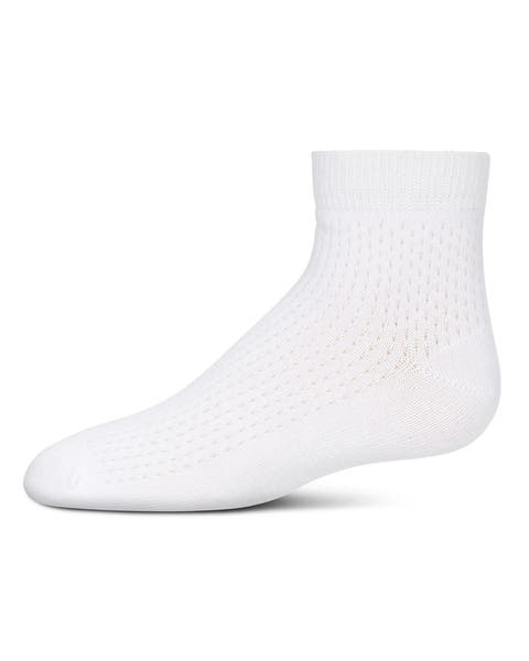 Pointelle Dot Anklet Socks