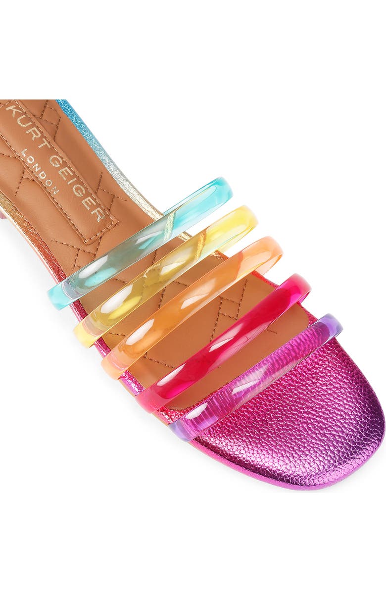 Kurt Geiger London Maddison Slide Sandal, Alternate, color, Rainbow Multi