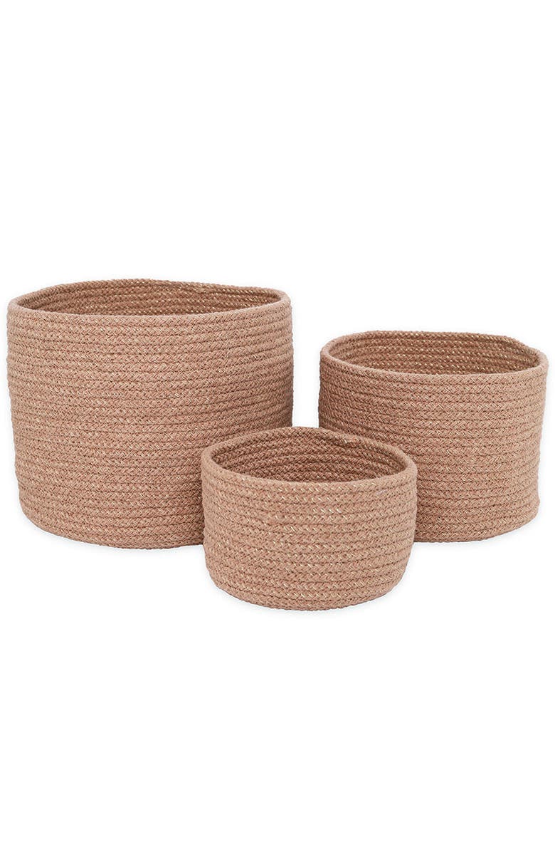 Nattiot Set of 3 Baskets Ilse, Main, color, Almond