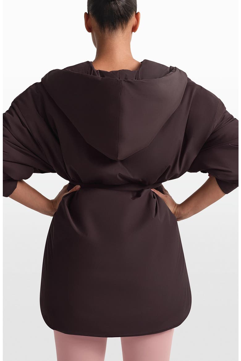 Woven Stretch Nylon Wrap Coat, Alternate, color, PHOENIX