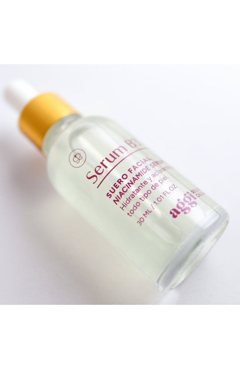 Aggi Beauty B3 Radiance Niacinamide & Spirulina Brightening Face Serum, Alternate, color, NO COLOR