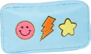 Malibu Sugar Medium Nylon Pouch with Assorted Patches