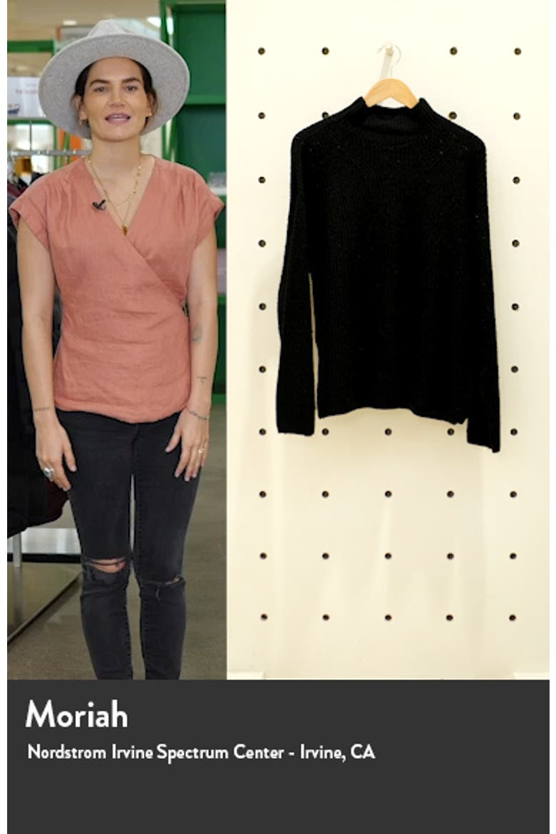Claudia Oversize Shaker Stitch Sweater video