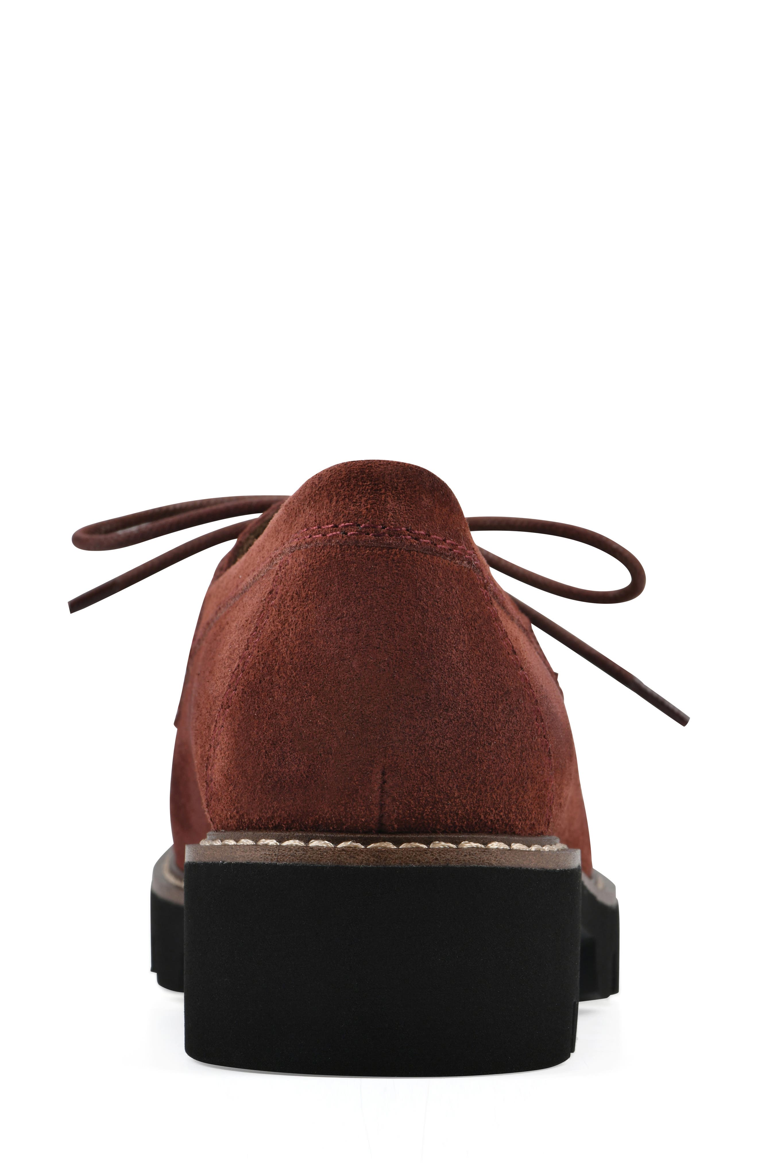 Gino Lug Sole Loafer - Wide Width Available, Alternate, color, RUST SUEDE