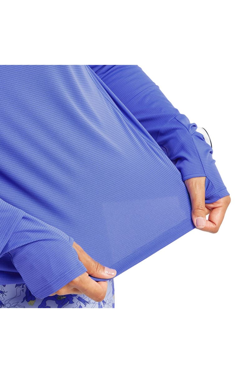 Oiselle Flyout Chill Hoodie - Women's, Alternate, color, Blue Rapids