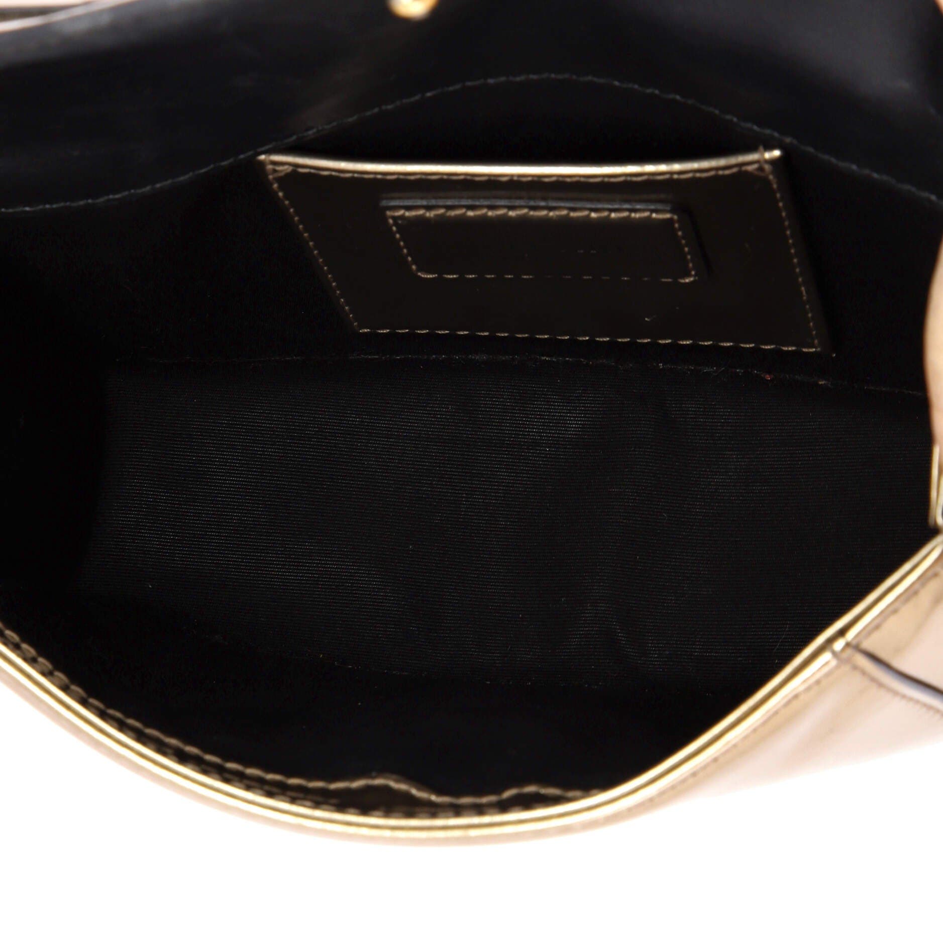 Serpenti Forever Shoulder Bag Metallic Leather Small, Alternate, color, Metallic Gold